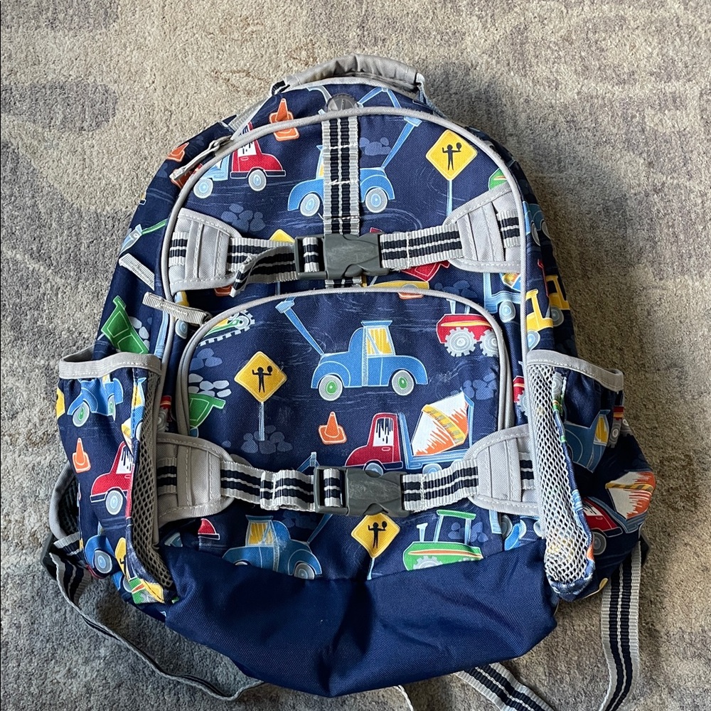 Kids Construction Theme Backpack